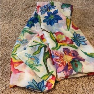 Multi-colored scarf 🌿🌷🌼🌸🌹